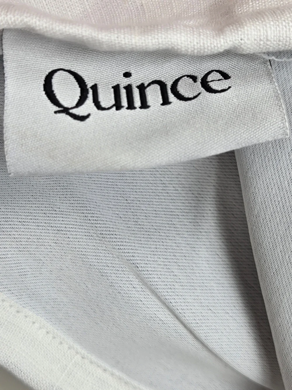 QUINCE Set Of 2 48x96 European Linen True Blackout Curtains White 9510